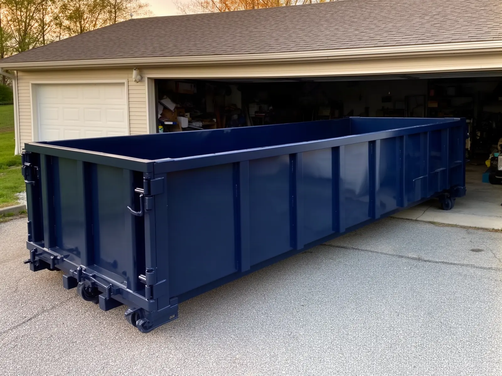 Roll-off dumpster from Tall Oaks Dumpster Rental in Wichita, KS